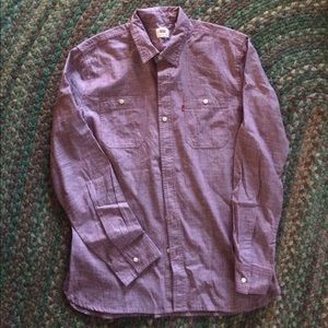 Levi's men's size large button down shirt